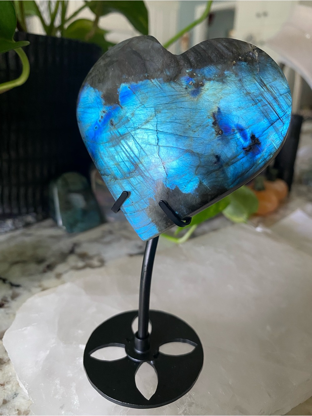 💙✨ DEVIL’S BLUE LABRADORITE HEART ✨💙 - Picture 8 of 8